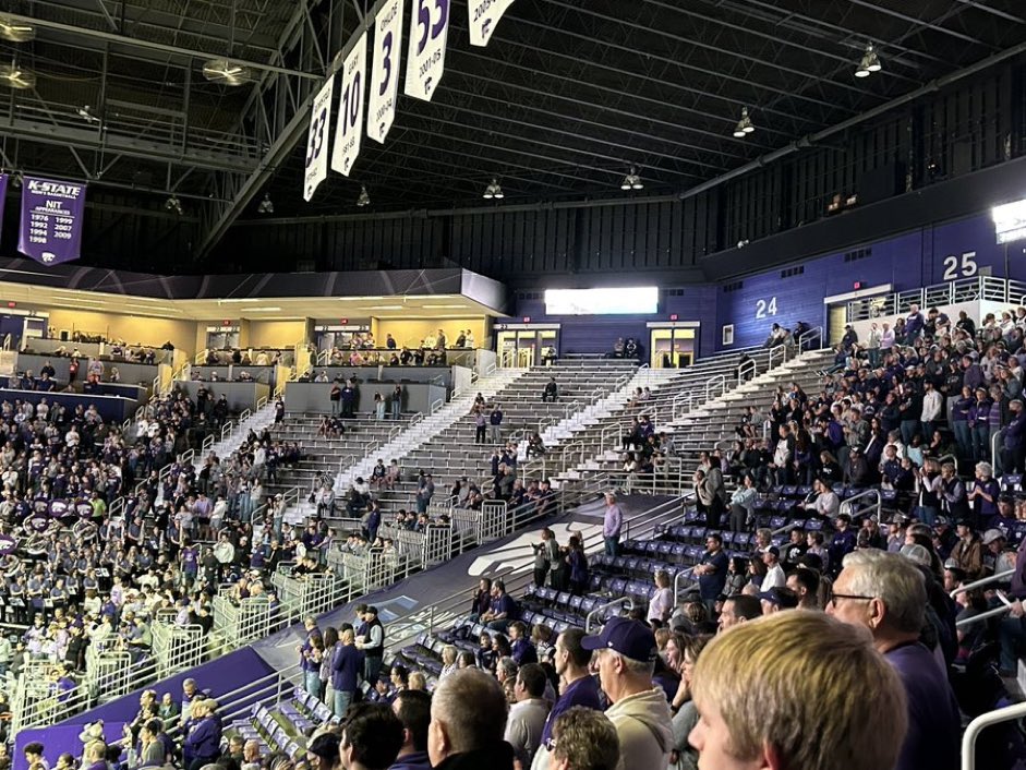 ksu students really showing out for the game!