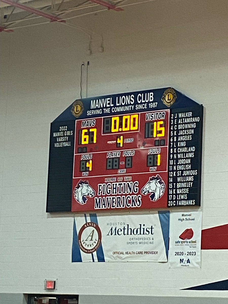 ManvelGBB's tweet photo. Lady Mavs wrapped up their district season undefeated!l over Angleton tonight!! 12-0 DISTRICT CHAMPS!!! https://t.co/ELgsIlCWTE