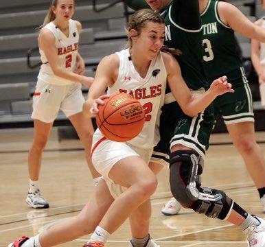 2025s <a href="/LoganNolan30/">Logan Grace Nolan</a> and <a href="/BartonAlisabeth/">Alisabeth Barton</a> each with 17 points in a hard fought 49-40 loss against Goodland #magicfamily <a href="/RobertPGHKansas/">Robert Kelly</a>