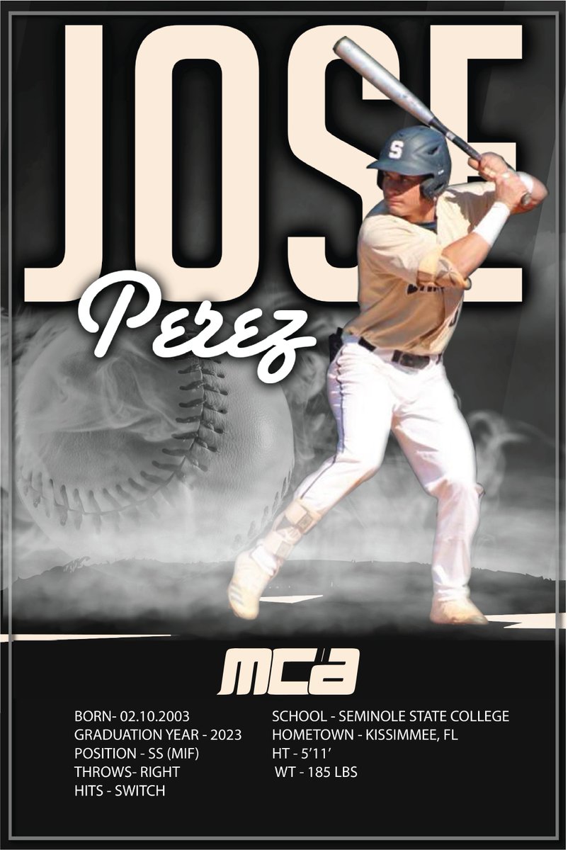MelendezCollAdv's tweet photo. Introducing our client @Toy_013 a middle infielder from @SCC_Baseball in Sanford, FL. An uber athlete with great bat control from both sides of the plate.

#mca #mcabaseball #bethe7percent #collegebaseball #collegeadvising #nextlevel #seminolestatecollege https://t.co/Vhv4cY5p9h