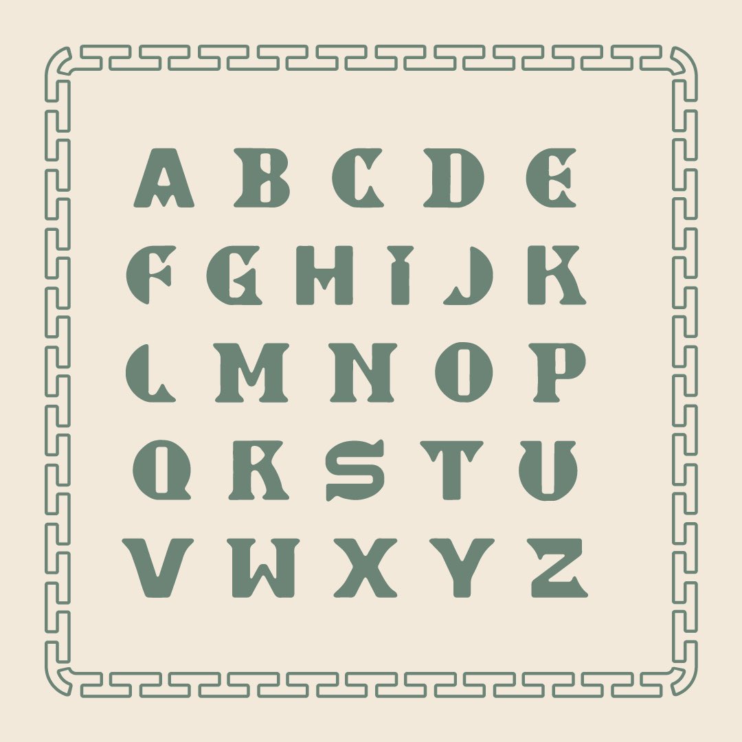 NienowAdam's tweet photo. A closer look at the Emirald Typeface letters! https://t.co/zdyNxd8BT3 https://t.co/79TTowzLMB