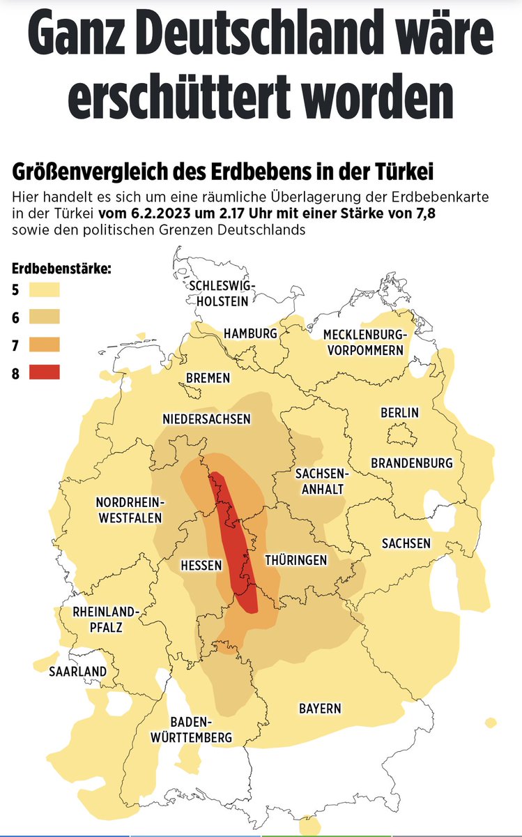 Ebubekir_1944's tweet photo. Größenvergleich um das Ausmaß des Erdbebens nur etwas zu verstehen...

#deprem 
#Erdbeben https://t.co/3ChWbvVaJi