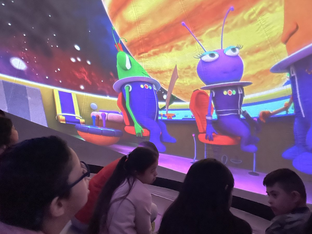 tonyadavis70's tweet photo. Fun day celebrating our @StuchberyES Stallions that met their mid- year AR goals🎉. These super- readers took a quick trip to outer space thanks to the @hmns Discovery Dome! 🚀🌏🪐🌔#pisdlachat @pisdesela https://t.co/FGe8M9cijd
