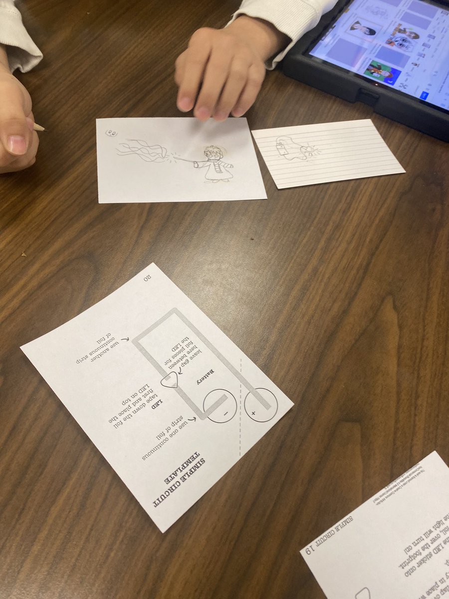 Rose_STEMS's tweet photo. 5th graders @NISDBraunStat are exploring how awesome @chibitronics are!  They are designing a picture that incorporates light- I can’t wait to see their final products next week! #circuitstickers #STEMtastic https://t.co/dECmhm19za