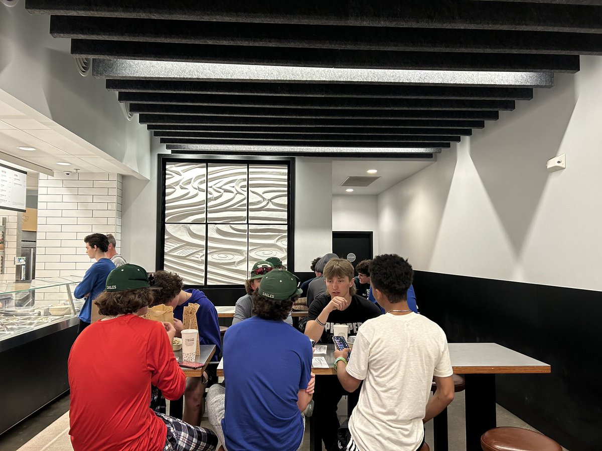 Brendan_Clary's tweet photo. First Outfield Family Dinner was AWESOME! Thanks to @ChipotleTweets for taking care of us tonight. It was a blast getting to hang out with the @ThePHSBaseball boys off the field.
Can’t wait for next week’s get together! #OFMafia #Family
@CoachButler42 @GraveyardMenta1 https://t.co/svaGjZGmTl