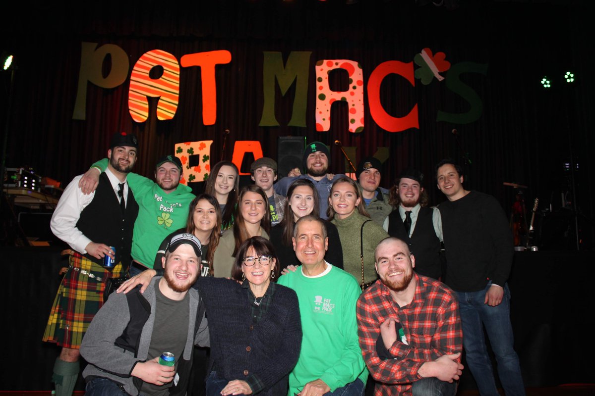The party of the year is BACK! #PatMacsPack St. Patrick's Day Party March 3 @ 7:00p.

Buy your tix now! conta.cc/3Js50dZ  

Tix include all your beer &amp; wine, pizza, raffle ticket, live entertainment by <a href="/chanceybrothers/">The Chancey Brothers</a>  w/ special appearance by members of <a href="/motelbreakfast/">Motel Breakfast</a>