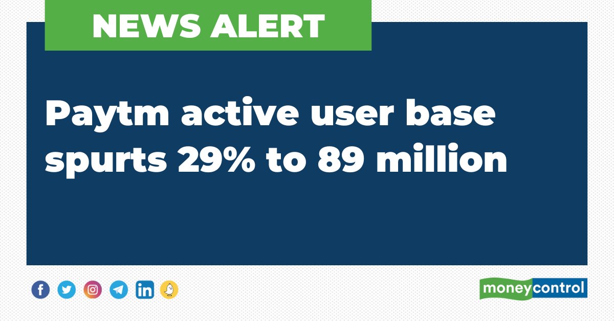 Moneycontrol on Twitter "Digital payments platform Paytm has seen a 29
