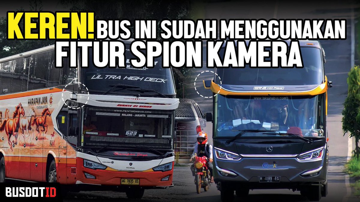 busdotid's tweet photo. Melihat Sejumlah Bus Dengan Fitur Spion Kamera Di Indonesia. Untuk Selengkapnya Klik Link YouTube Dibawah 👇.
Link YouTube: https://t.co/VVxFsH52Wj
#digitalototransport #busdotid #sahabatbusindonesia #bus #buses #busmania #busindonesia #terminalbus #transportasi https://t.co/VhBkeOjVo7