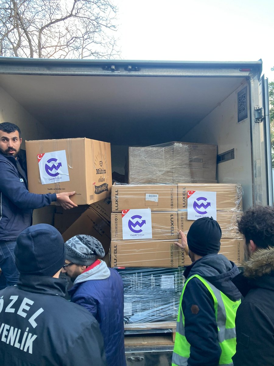 ❤️❤️Pray for #Turkey，#CoinW is Helping! 

👋The first batch of relief supplies raised by #CoinW is already on its way to the affected areas of #Turkey! 

#CoinW will continue to monitor the situation and the second batch of supplies will be sent to the affected areas soon! 😘