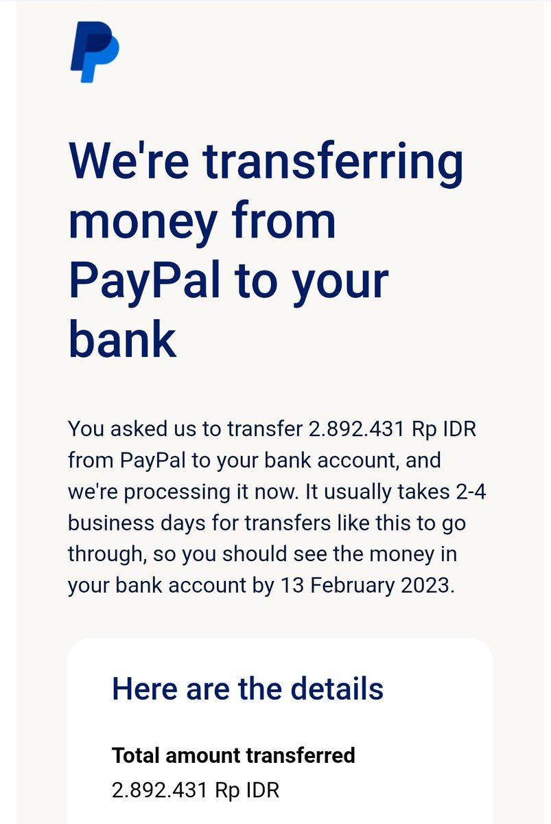Finally nyairin pertama kali dari paypal ke rekening bank hasil dari nyari tambahan online, isi-isi survey berbayar sama ngerjain micro task online.