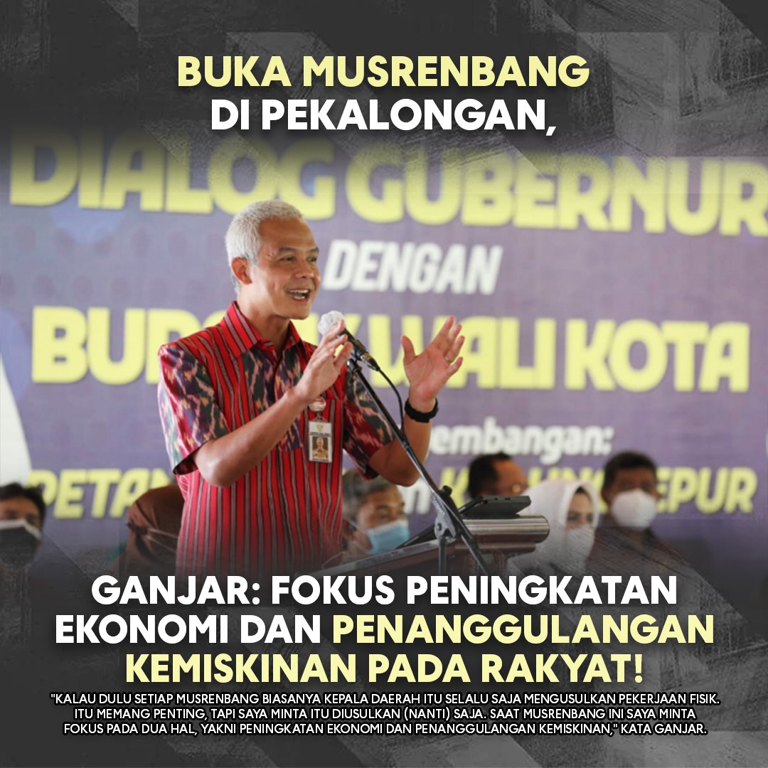SariMaputri's tweet photo. Fokus peningkatan ekonomi dan penanggulangan kemiskinanan pada rakyat! https://t.co/ULTvuD1mcS