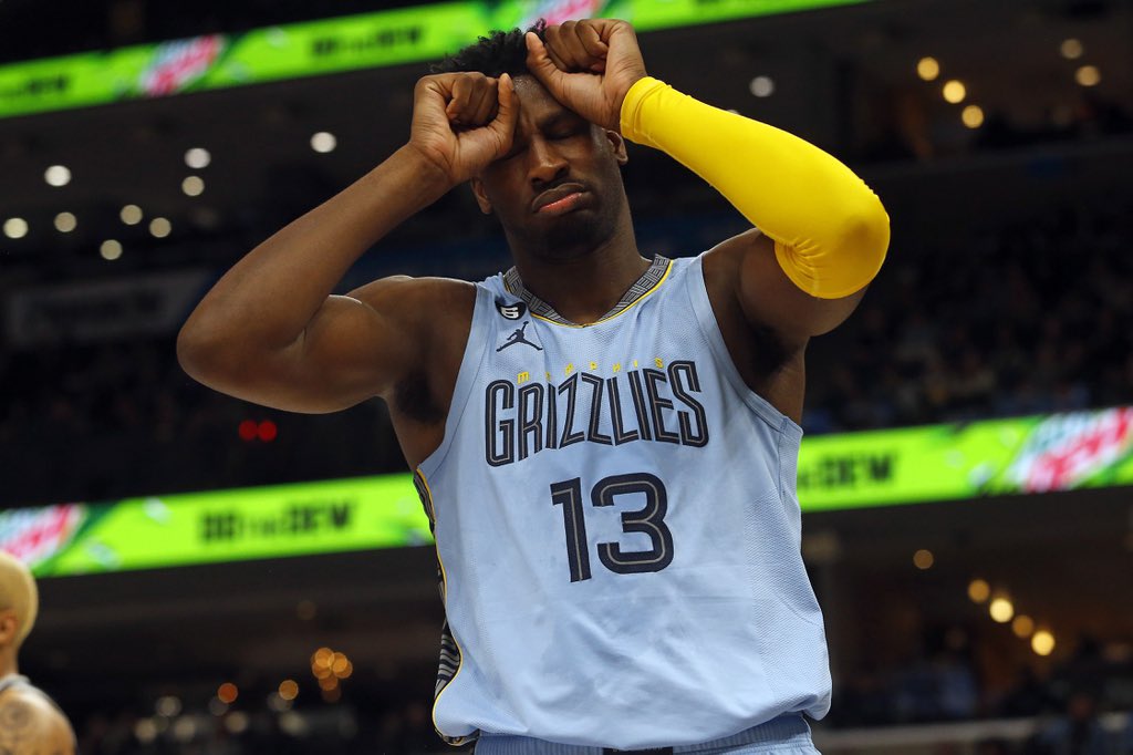 TheDunkCentral's tweet photo. Jaren Jackson Jr. has 20 blocks in his last 4 games 🤯 (5,4,6,5) https://t.co/cRRBSrmSkw
