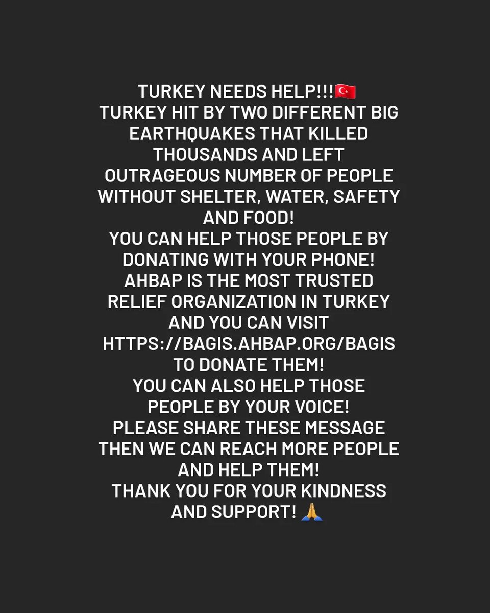 NeferSagtekin's tweet photo. For donations please visit :  https://t.co/CL017miuLx 
Note : $1 = around 19 Turkish Liras
@ahbap 
#deprem 
#earthquake 
#HelpTurkey https://t.co/I3J8WHbeVX