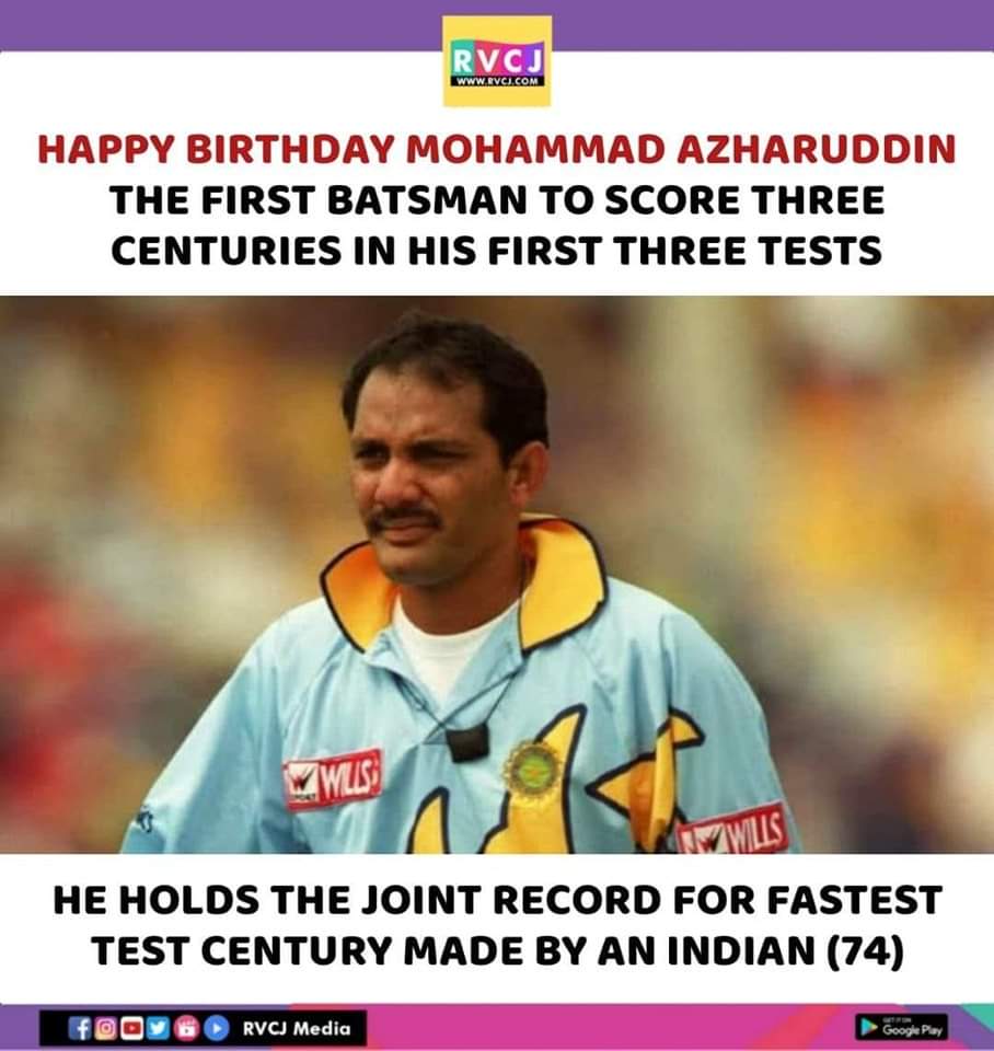 Happy Birthday Mohammad Azharuddin! 
