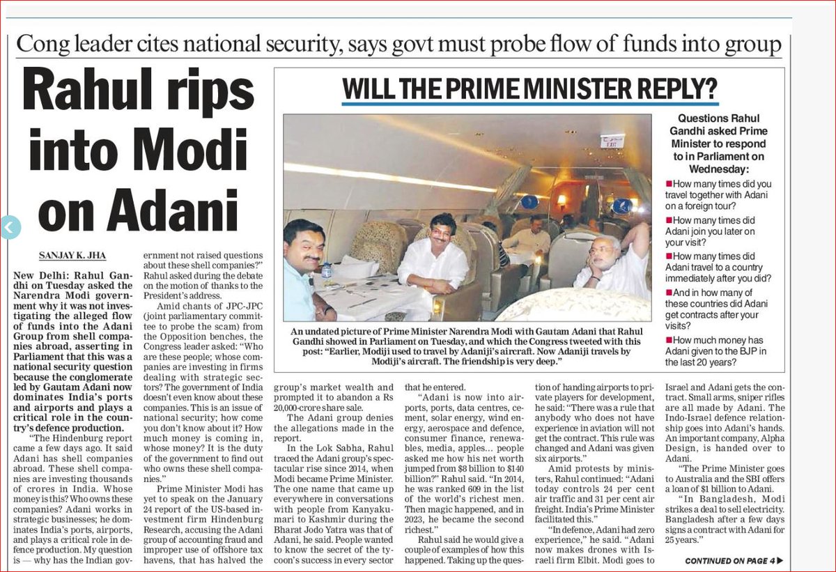 One leader who speak truth to power.

The reason for whole cabinet of ministers give false statements against <a href="/RahulGandhi/">Rahul Gandhi</a> is that no one else calls out RSS the way he do.