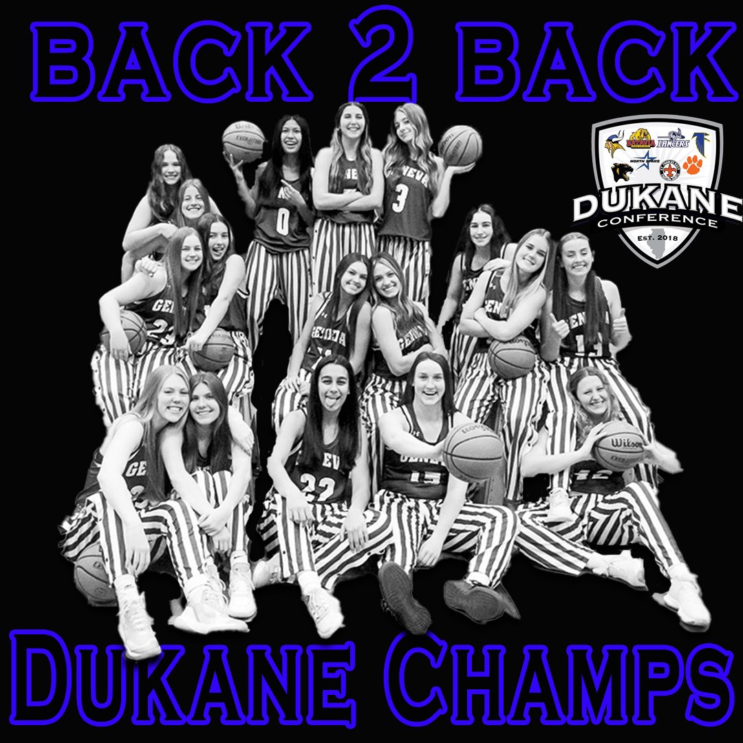 GHS_girls_bball's tweet photo. Vikings win tonight, 62-44 over a tough Lake Park team.  Undefeated, BACK 2 BACK, DuKane Conference Champs!!! Could not be more proud of this team!!! Thank you to everyone who came out and supported our Seniors tonight @GHS_ILathletics @GHSBlueCrue @GHS_Geneva @Geneva304 @GFBBP https://t.co/yTkPRmQLX5
