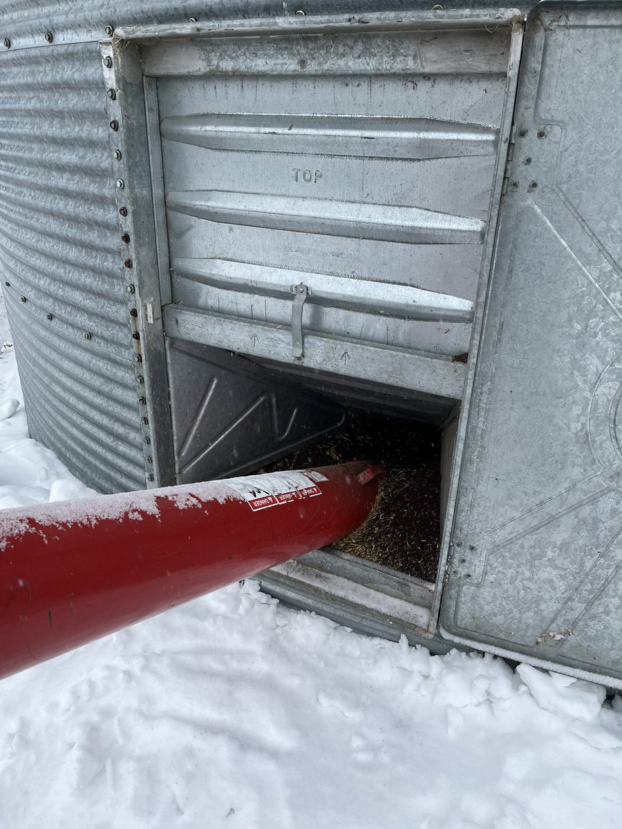 Looking at 10 inch load out auger but have lots flat bottom bins with these doors will 10 inch work oaky ?