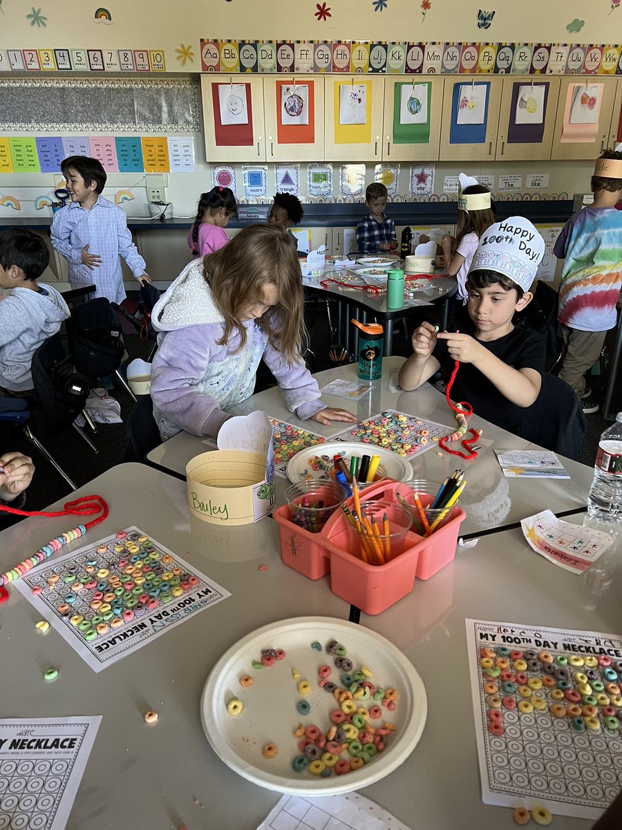 Heather Cooper (@mrs_hcooper) on Twitter photo 100th day fun! Kinders were hard at work counting out 100 fruit loops for their necklaces! 🍓🍊🍋 <a href="/FlyingHillsFAME/">Flying Hills School of the Arts</a> <a href="/CajonValleyUSD/">CajonValleyUSD</a> <a href="/CVWorldofWork/">World of Work™️</a> <a href="/davidmiyashiro/">david miyashiro</a> <a href="/mkuhfal8/">Mike Kuhfal</a> @FHSAPerkinsAP 100th day fun! Kinders were hard at work counting out 100 fruit loops for their necklaces! 🍓🍊🍋 <a href="/FlyingHillsFAME/">Flying Hills School of the Arts</a> <a href="/CajonValleyUSD/">CajonValleyUSD</a> <a href="/CVWorldofWork/">World of Work™️</a> <a href="/davidmiyashiro/">david miyashiro</a> <a href="/mkuhfal8/">Mike Kuhfal</a> @FHSAPerkinsAP