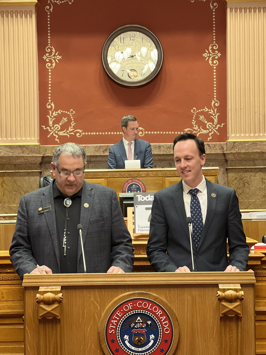It was an honor to Chair the Committee of the Whole for the first time and to present my first resolution, concerning funding our state’s water infrastructure projects, in the Senate today. #coleg