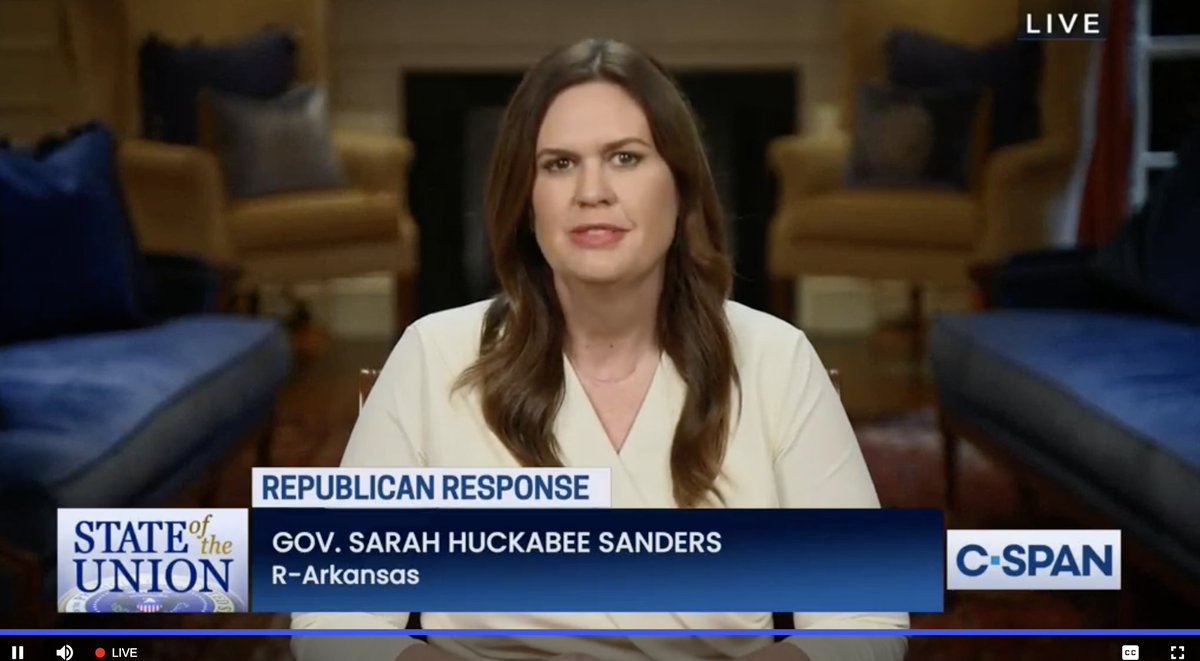 Brazen!!! Sarah Huckabee Sanders begins by saying that Biden has no credibility. 

Here are some of her top lies:
yahoo.com/entertainment/…