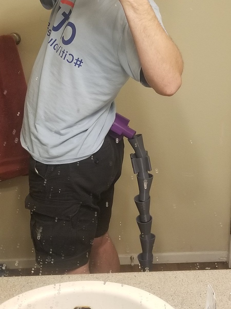 EmeritheC's tweet image. I&apos;m working on a 3D printable tail.