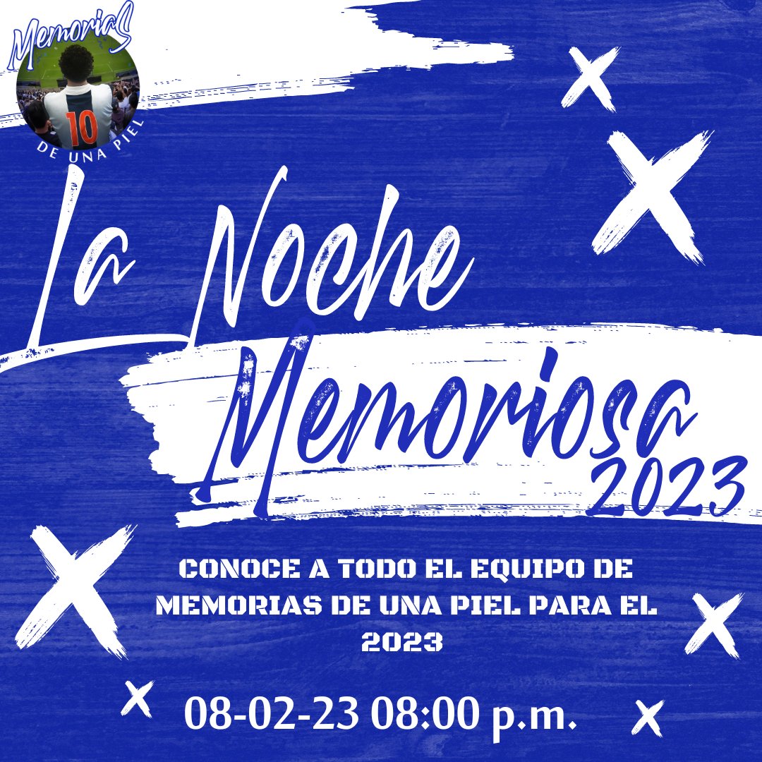 memorias_al's tweet photo. ¿Quieren conocer más de quienes forman parte del equipo #MemoriasDeUnaPiel 💭👕💙 para este 2023?🫣
📅HOY a las 08:00 p.m. les presentamos uno x uno a cada uno de los #Memoriosos 2023 🙋♂️🙋♀️⚪️🔵
¡No se lo pierdan!🫡 https://t.co/vEbpD9HFAN