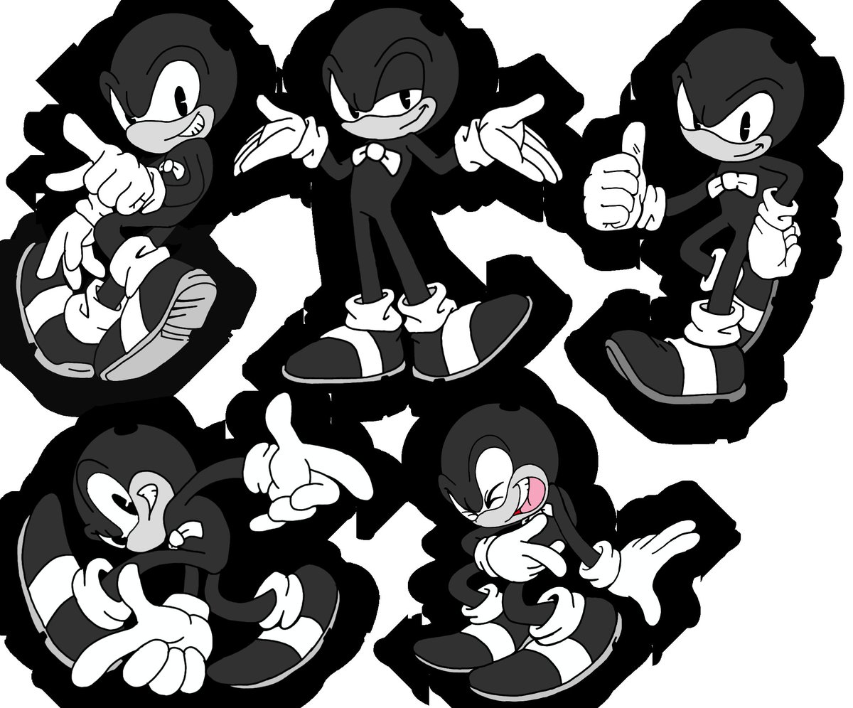 So I decided to challenge myself to stylized and character from any show,movie,games,etc. And I got video game category and then bendy and the ink machine was picked then the character I got was bendy himself and the style it was picked was sonic the hedgehog style https://t.co/SYQezdw3Vv