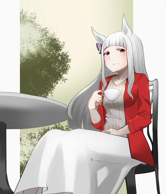 「ごきげんよう、トレーナーさん」#ウマ娘 #ゴールドシップ 