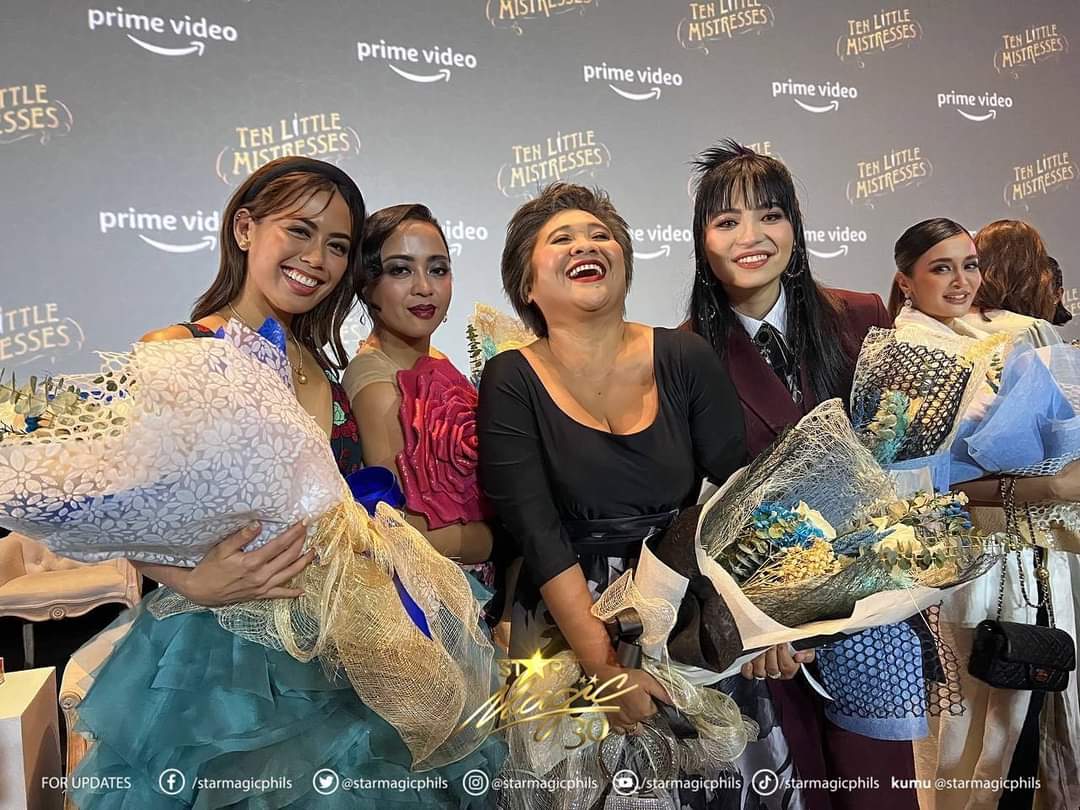 Shar_Sharleng's tweet photo. "@.sharlenesanpedro1 with Eugene Domingo, Donna Cariaga, and Iana Bernardez at the Ten Little Mistresses Blue Carpet Premiere" - Star Magic

#TenLittleMistresses
#SharleneSanPedro I Sharlene San Pedro

🔗https://t.co/hbrwXgZiif
🔗https://t.co/HE3hTbXLo9 https://t.co/geip15J0ed