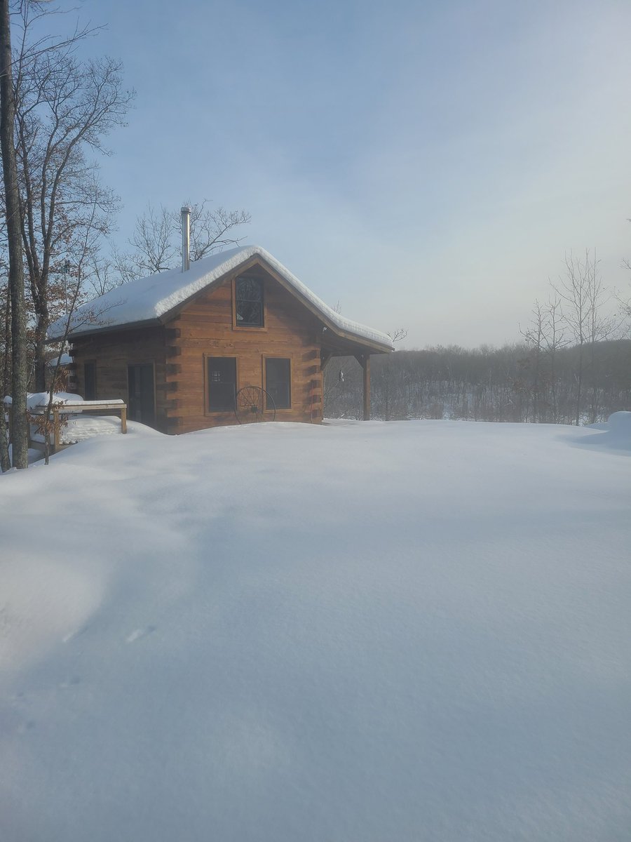kcoop945's tweet photo. My yearly winter snowshoe checkup of the cabin. https://t.co/WXBeGf9Zlh