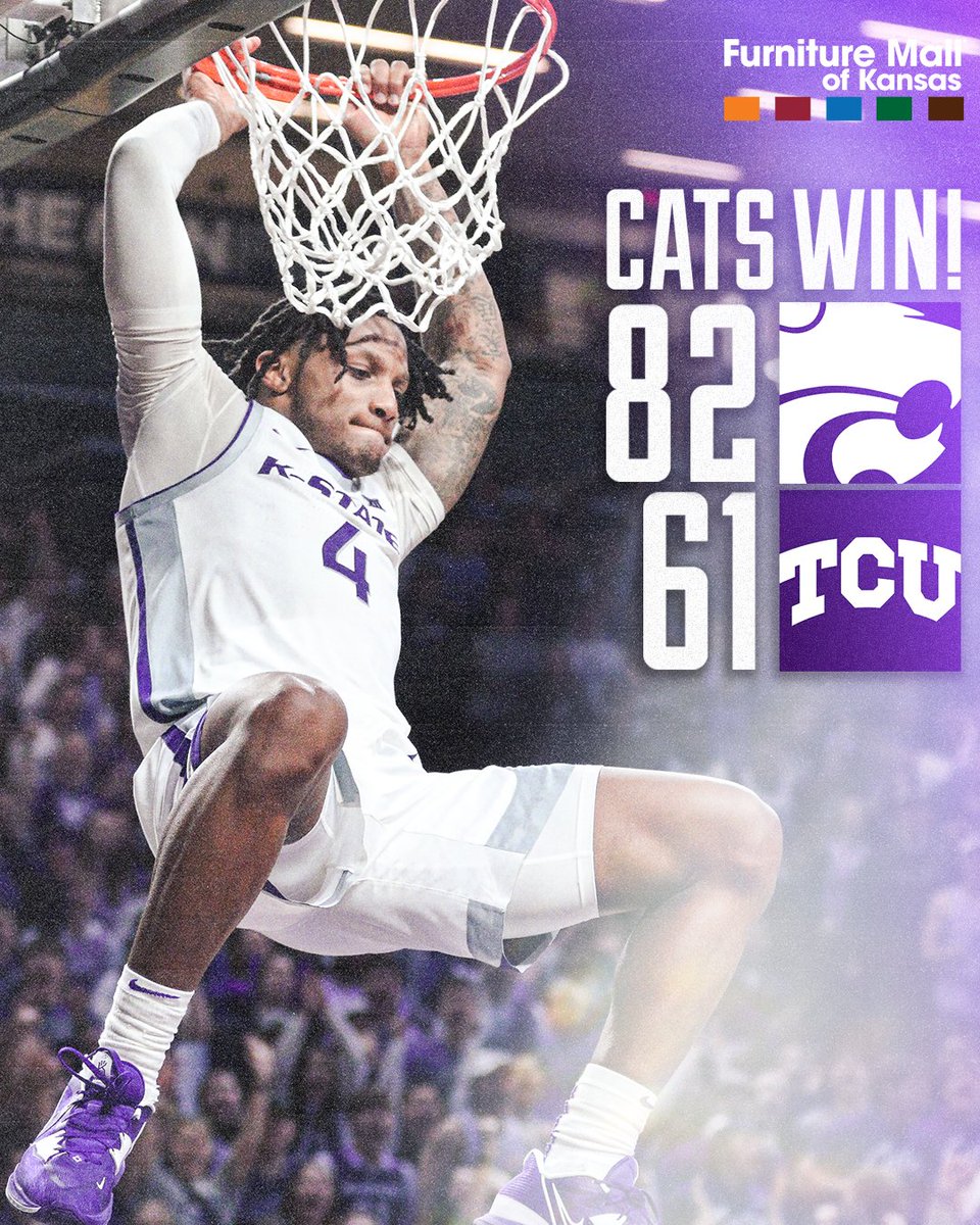 KStateMBB's tweet photo. CATS WIN!!! https://t.co/yBfEslRy25