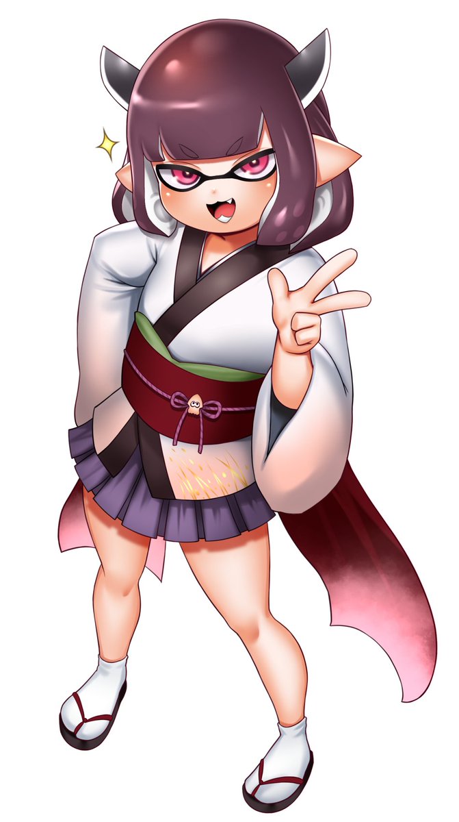 イカちゃんと化したきりたん塗り 