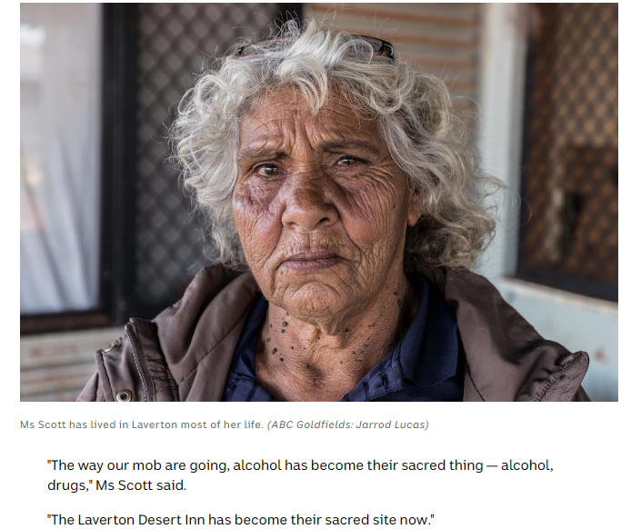 Lyn On Twitter Alcohol Restricted In Laverton As Aboriginal Elder 