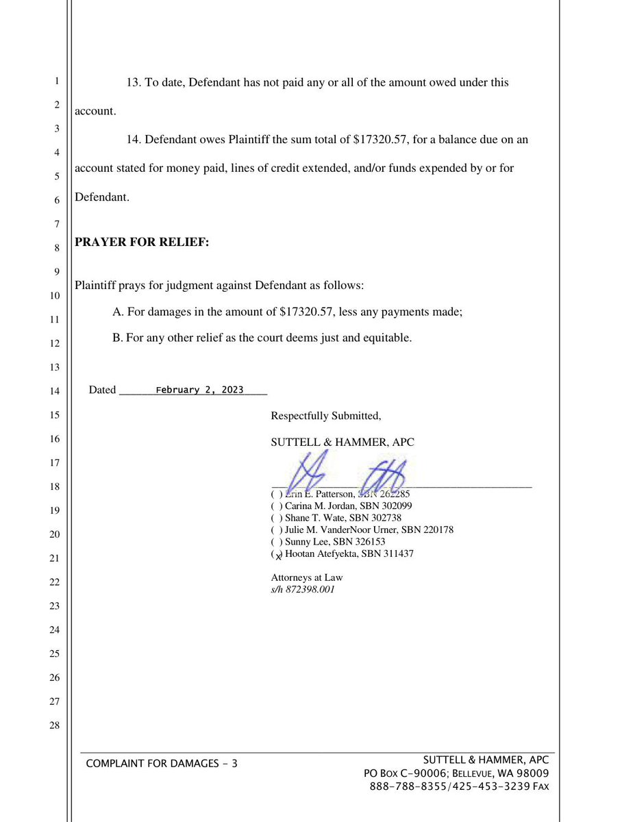 Alameda County Court Watch on Twitter "Filed yesterday CHASE