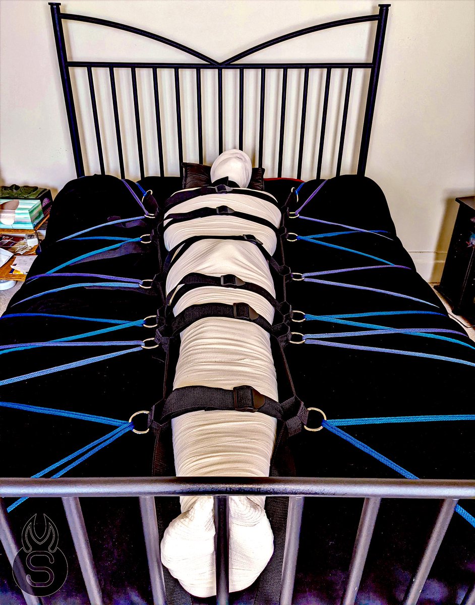 aznboundjock's tweet photo. Stress-induced insomnia? Have you tried mummification? Benefits include: 

☑️ Strictly enforced bondage relaxation 
☑️ Orgasm denial through chastity 
☑️ Hypno reprogramming 

Don’t wait. Contact your local mummification expert @MisterSeptimus to get started today! 😈

#bondage https://t.co/9dvX5pLHFz