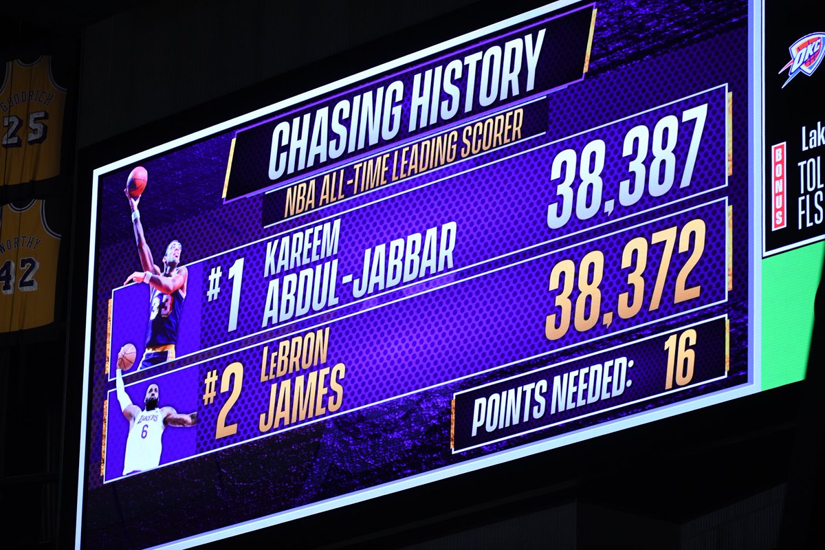 At the half #LeBronJames