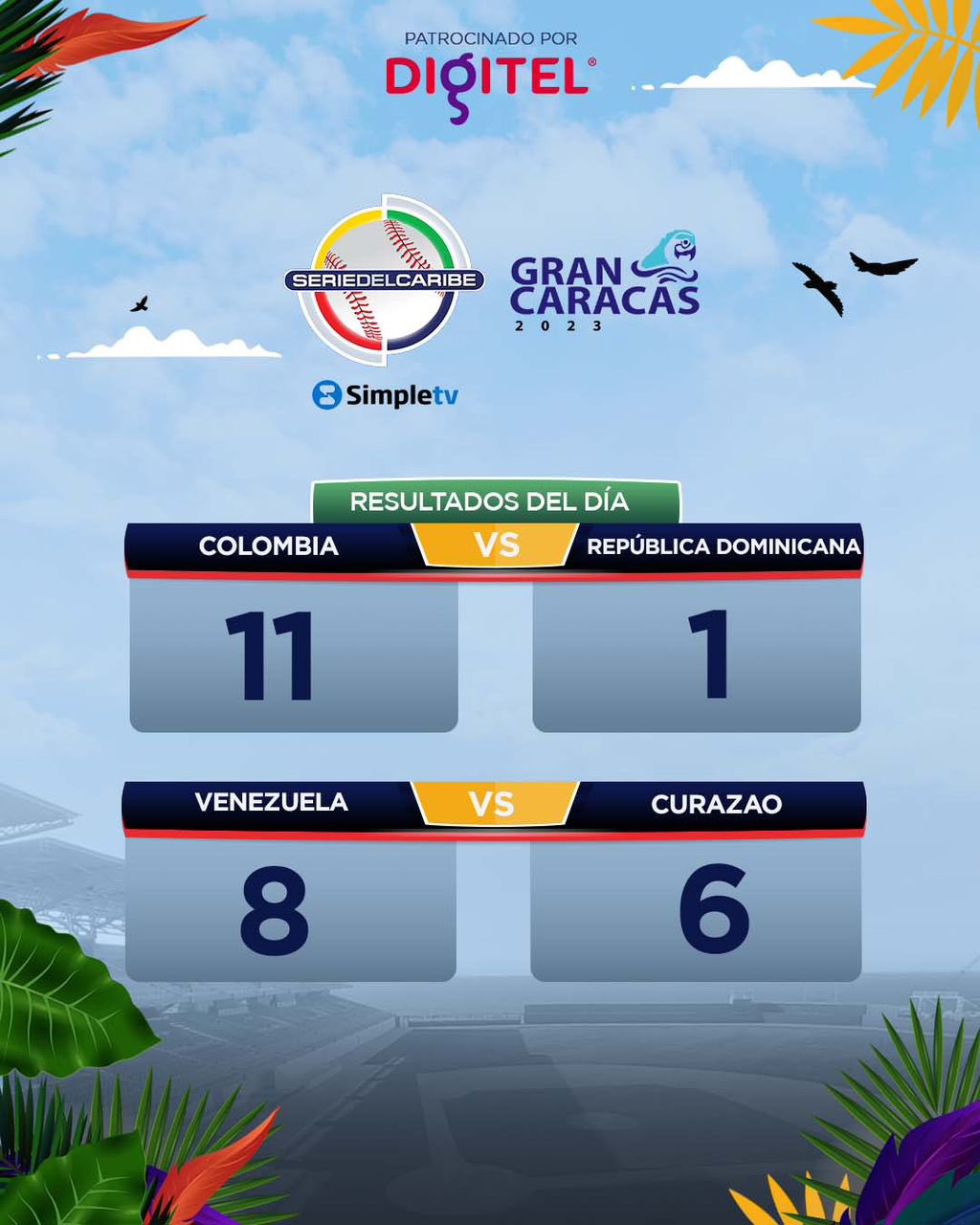 Serie del Caribe on Twitter "RESULTADOS DEL SEXTO DÍA DE LA SERIE DEL