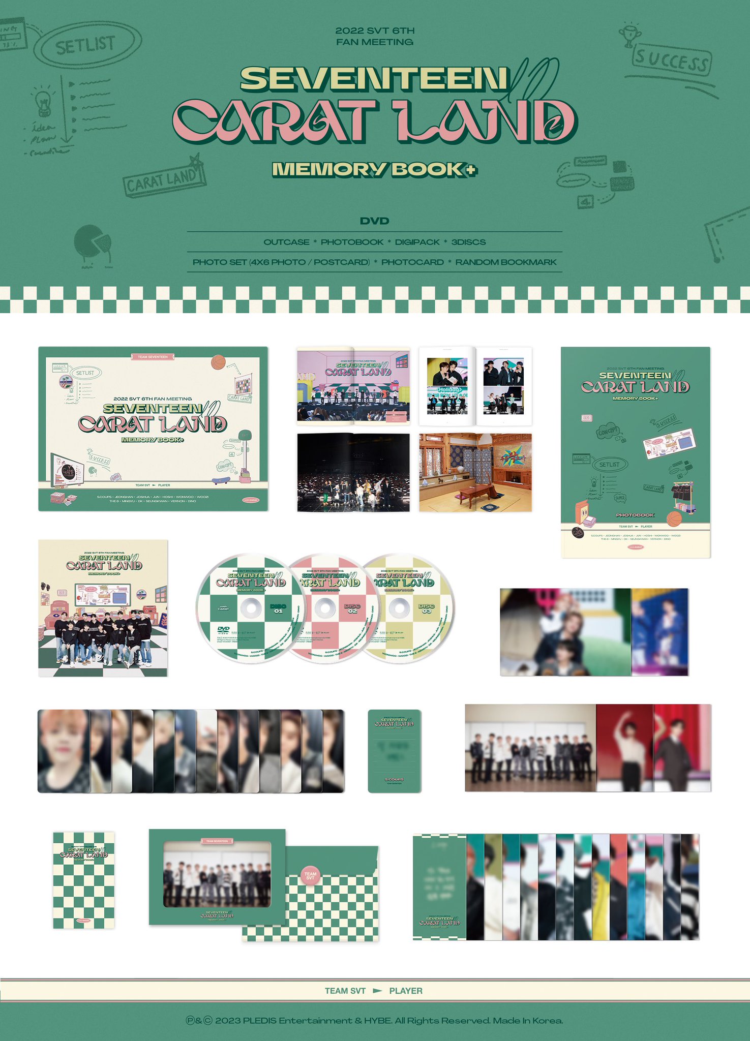 SEVENTEEN - 2021 〈SEVENTEEN in CARAT LAND〉 MEMORY BOOK+