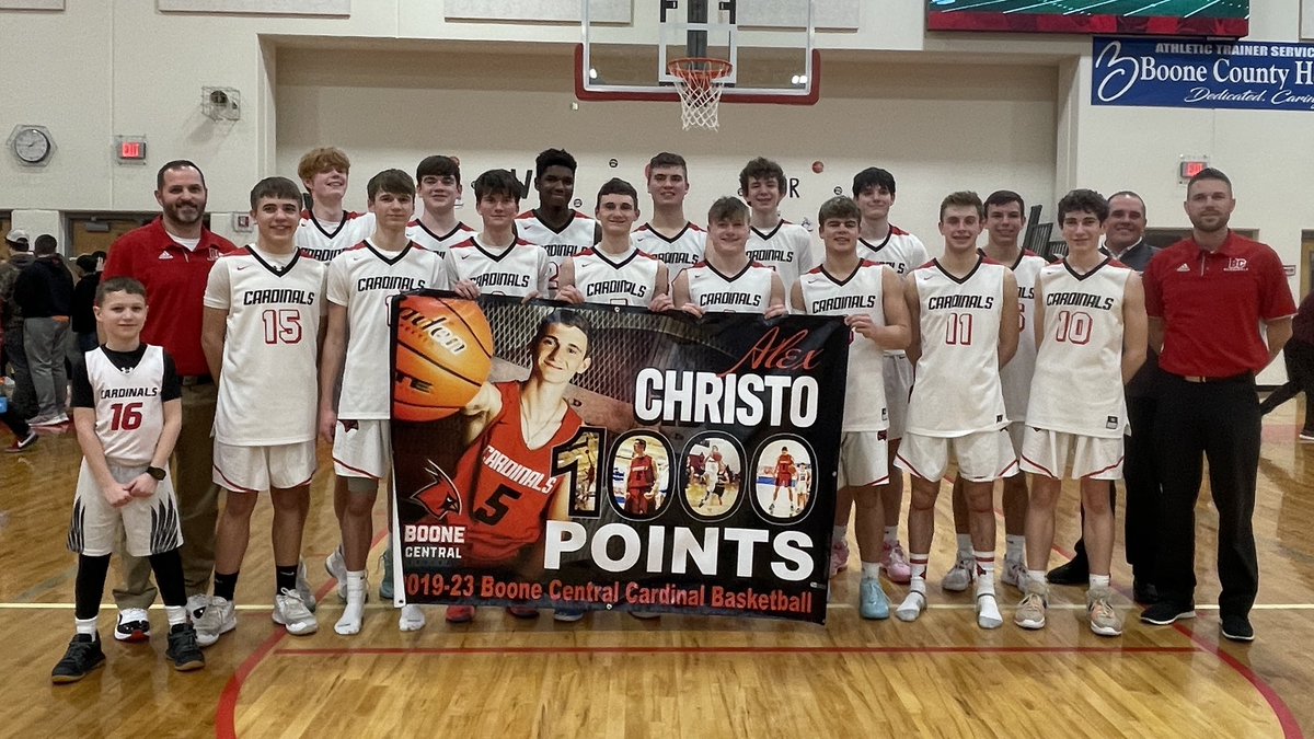 jharris_21's tweet photo. Congratulations to Alex Christo on reaching a 1,000 points. Alex has been a consistent player for us the past three seasons and he never backed down his freshmen year when given the opportunities. 4th player in our school history including Albion. https://t.co/Y999khPXa0