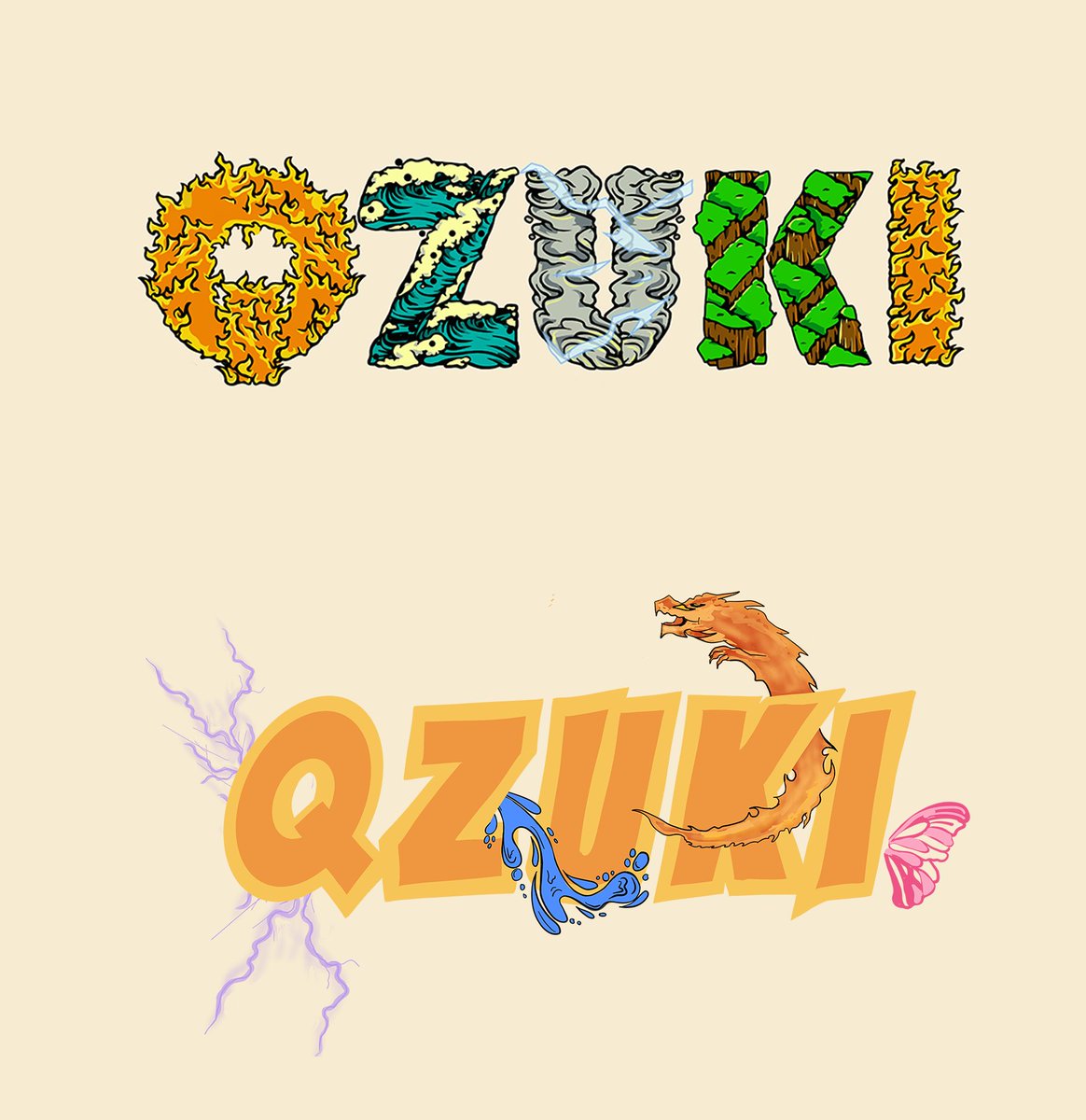 We have received over 50 #Qzuki logo design submissions! 
We are really amazed at the creativity of the whole community. 
We have selected 10 of all the entries to showcase. 
🎁3 of them will be selected to receive 5*Qzuki NFTs. 
😍Which one do you like best? Tell us！