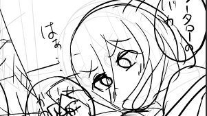 続き描いてる 