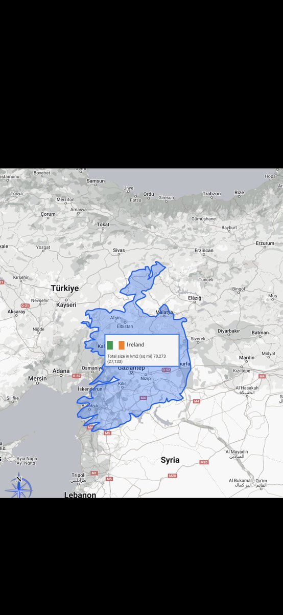 DrDemirdasEn's tweet photo. Afetin büyüklüğünü göstermek için bölgeyi İrlanda, Macaristan, İzlanda ve İsviçre ile kıyasladım.
Ortalama 100binkm2’lik alandan bahsediyoruz.
Karada tespit edilen en yüksek depremlerden ikisi bu alanda oluyor
Bu ölçekli 1afeti hiç 1dünya devleti tek başına kaldıramaz. #deprem https://t.co/mDqkyoQheG
