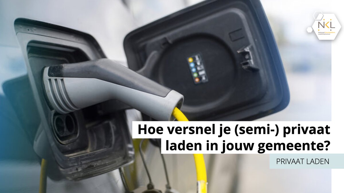 Gemeentelijk laadbeleid is onlosmakelijk verbonden met ontwikkelingen op private grond. Wil jij de laadinfrastructuur op privaat terrein in jouw gemeente stimuleren? Lees meer en bekijk onze praktische webpagina 'Privaat laden': nklnederland.nl/hoe-versnel-je…