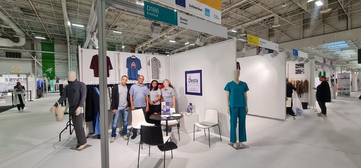 Destaplc's tweet photo. TEXWORLD Apparel Sourcing Paris is the leading international fair for the textile and apparel industry! Be sure to check it out before it ends today and meet the Desta team at booth No D186.
#texworld #textiles #apparel #sourcing #paris #fair #industry #meettheteam https://t.co/G7gp453wFI