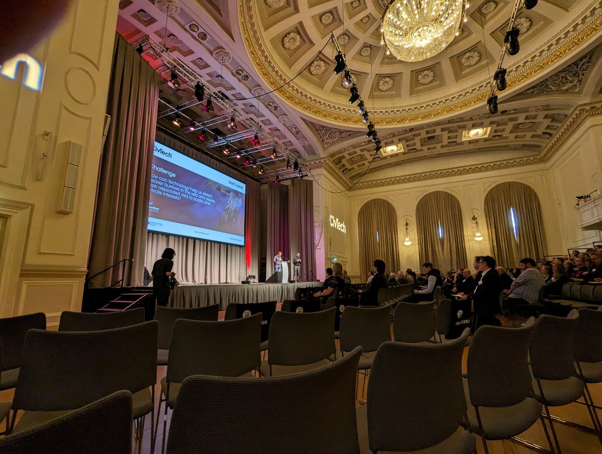 pauldshaw's tweet image. Not a bad venue for #civtech demo day in Edinburgh today.