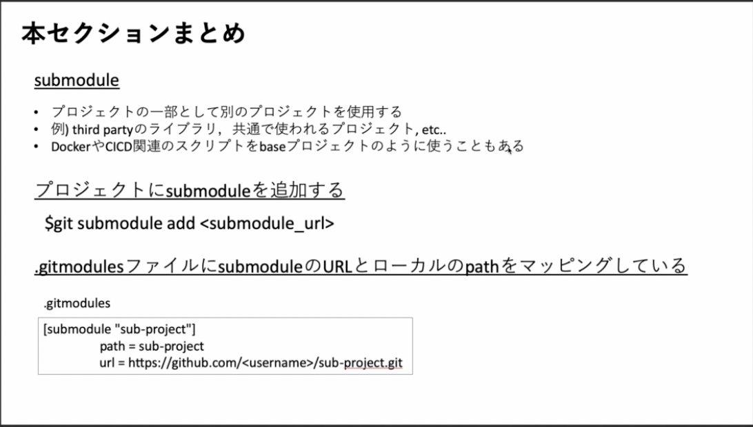 kopei_python's tweet image. 【 #今日の積み上げ 】
Udemy:「米国AI開発者がやさしく教えるGit入門講座」
Section 10 : コミットにtag付けをしよう
Section 11 : submoduleを使おう
tagとは?
➡︎ 特定のコミットを特定のバージョンとして公開することができる。コードを公開する時などに使う。
#Python 
#udemy