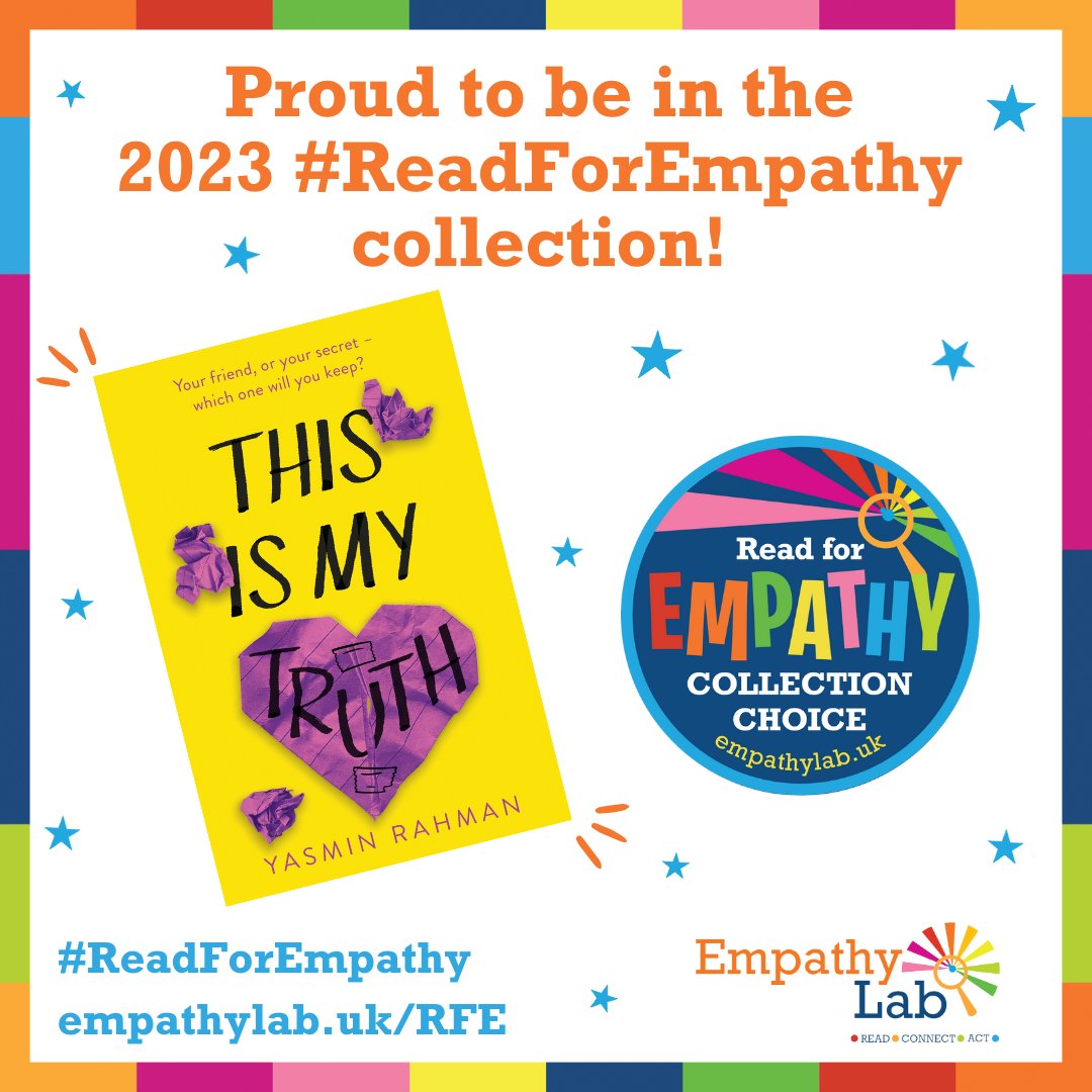 HotKeyBooks's tweet photo. We’re so excited that #TheSilverChain by @JionSheibani and #ThisIsMyTruth by @YasminwithanE have been chosen by @EmpathyLabUK for the 2023 #ReadForEmpathy secondary collection. Congrats to these two beautiful books!

You can download the full guide here:  https://t.co/jcUUhoZJ0R https://t.co/iM2UdkAcFs