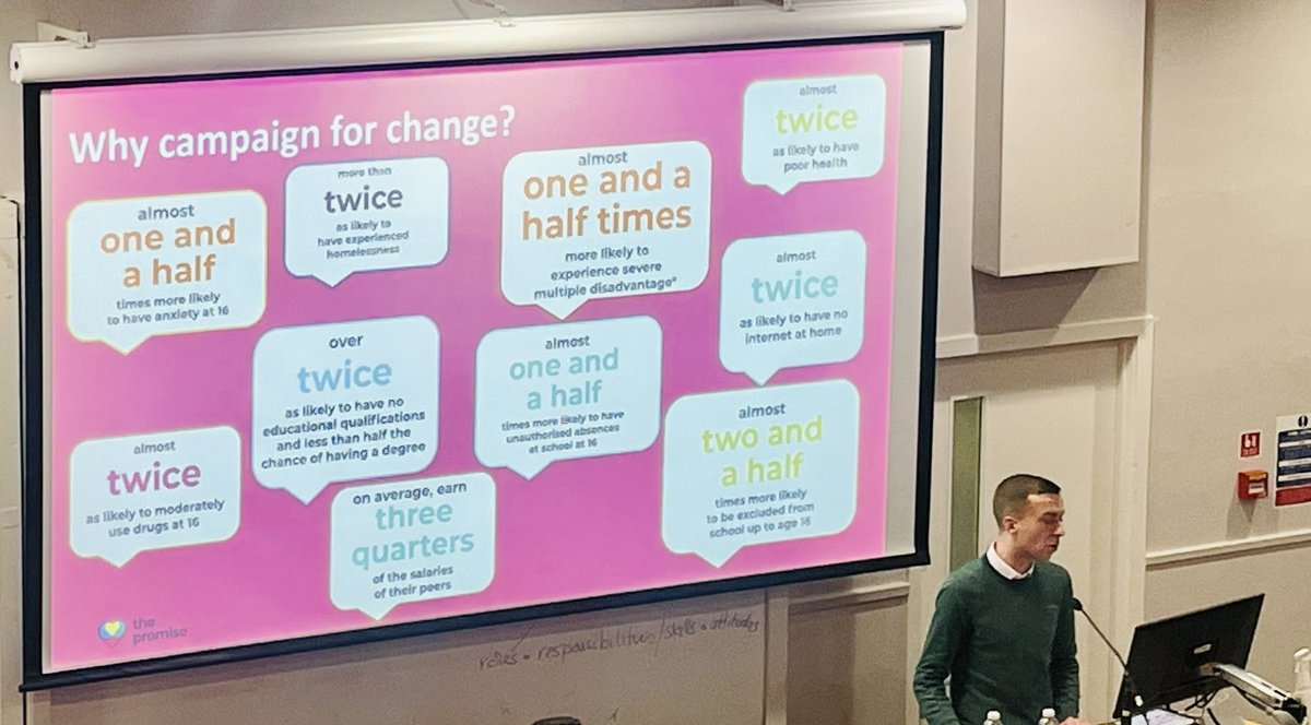stmaryskenmure's tweet photo. ‘It was the bravery of those with lived experience that led to this radical change’ @ThePromiseScot - hearing from @ThomasCarlton90 & @CarGra11 about the Promise journey so far #KeepThePromiseGCC https://t.co/srD7qoazO0