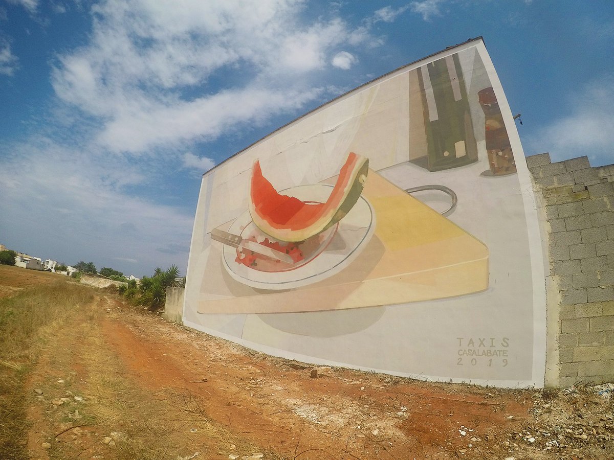 BLACKADAPROGRAM's tweet photo. #DimitrisTaxis #Casalabate
#CasalabateArtDistrict #Lecce
#streets
&amp; #culture #Salento #Puglia #Italia #Italy
#throwback #latergram #tbt #streetart
#urbanart #aerosolart #graffiti #stencil
#stencilart #tags #poster #world #life #art
#arte #murales #installationart https://t.co/tQQJBDth6X