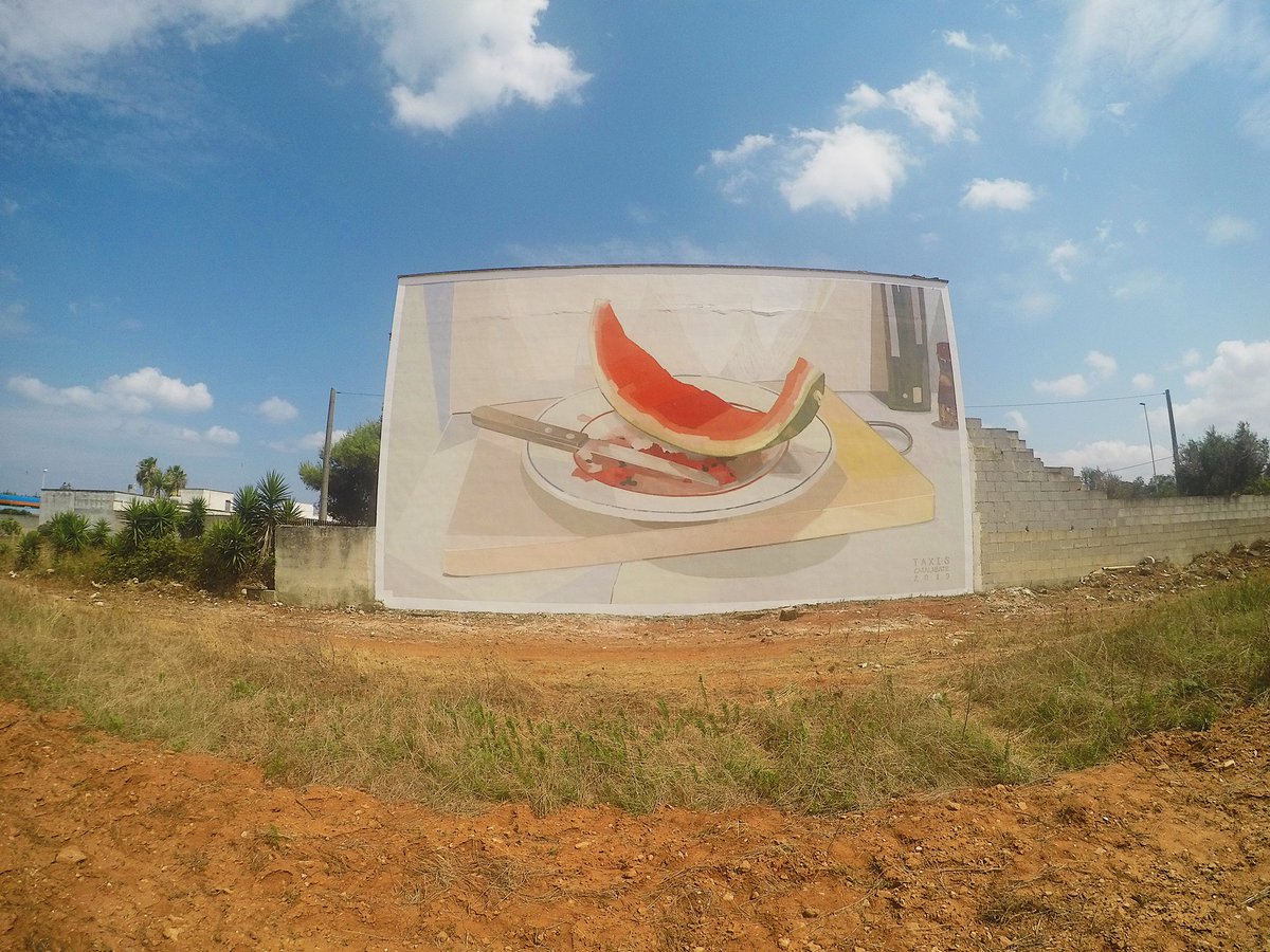 BLACKADAPROGRAM's tweet photo. #DimitrisTaxis #Casalabate
#CasalabateArtDistrict #Lecce
#streets
&amp; #culture #Salento #Puglia #Italia #Italy
#throwback #latergram #tbt #streetart
#urbanart #aerosolart #graffiti #stencil
#stencilart #tags #poster #world #life #art
#arte #murales #installationart https://t.co/tQQJBDth6X